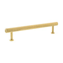 Millhouse Brass Paddington Spiral T-Bar Cabinet Pull Handle 160mm - Satin Brass