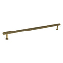 Millhouse Brass Paddington Spiral T-Bar Cabinet Pull Handle 320mm - Antique Brass