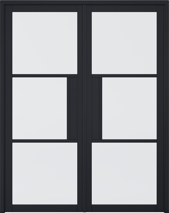 LPD Tribeca Black Door Glazed Sidelight