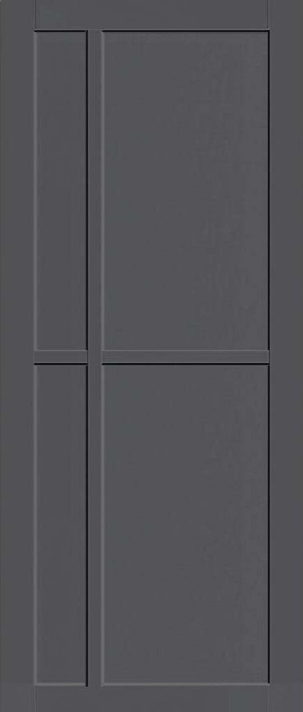 Handmade Eco Urban Marfa 4 Panel Door DD6313 Stormy Grey Premium Primed