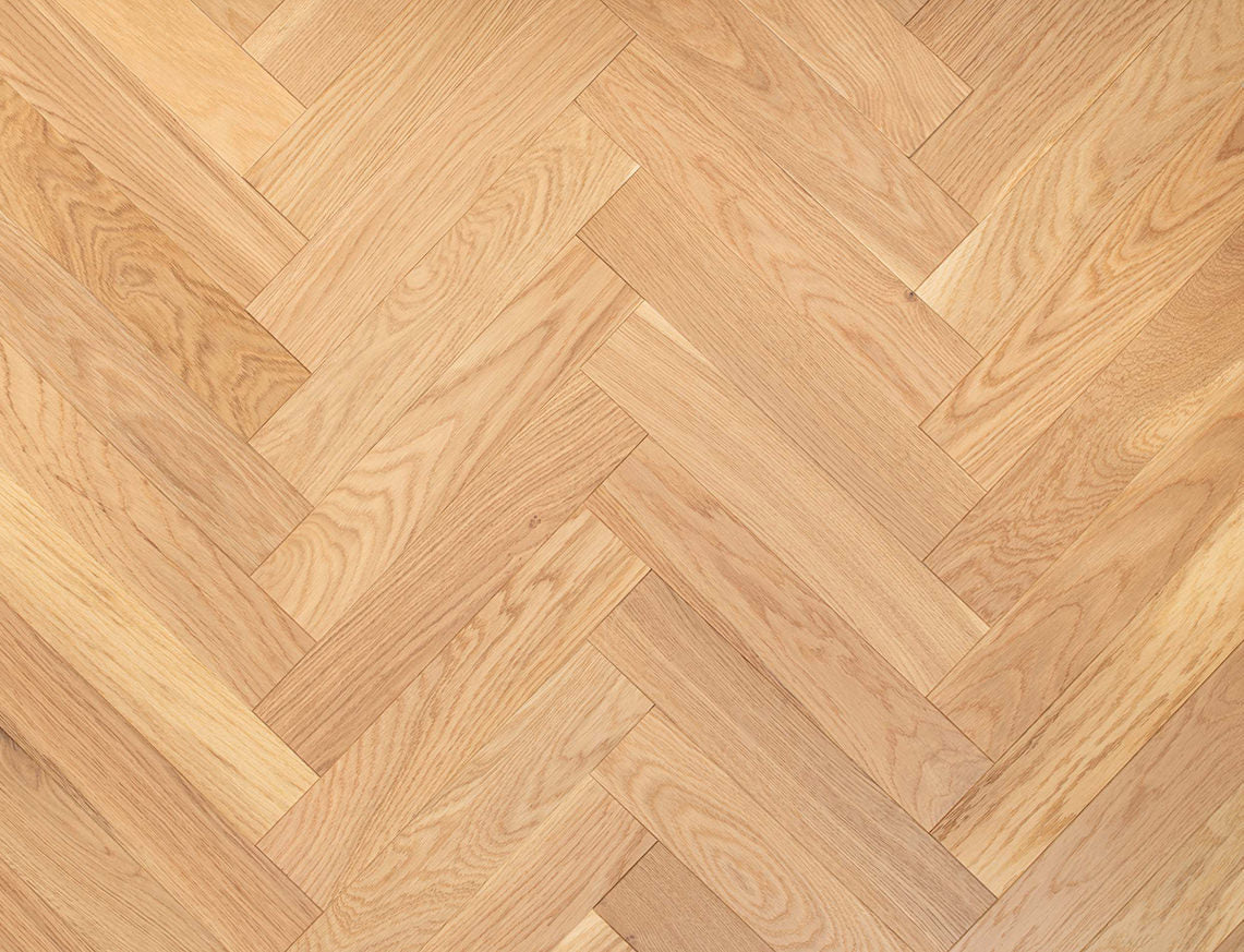 Marwood Oak Natural Brushed Herringbone Engineered Wood Flooring | UV Oiled | 70 x 350 x 10/2.5mm