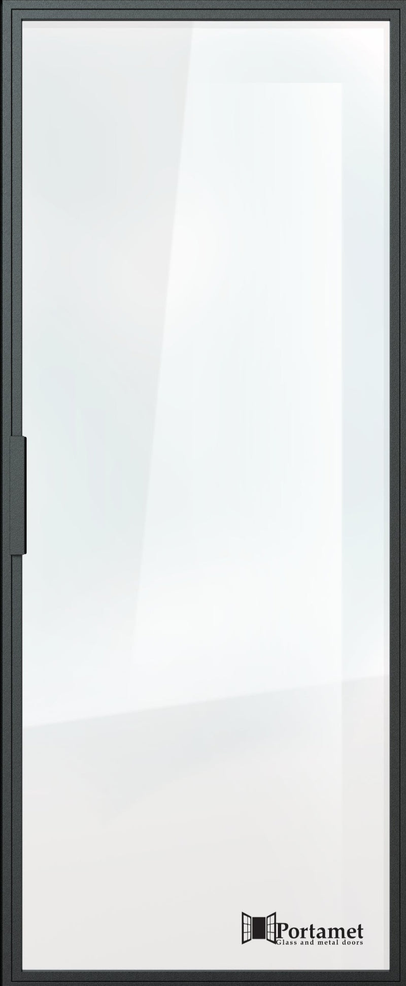 Portamet by Sfarzo - Milano Classic Single Glazed Steel Hinged Door with Frame