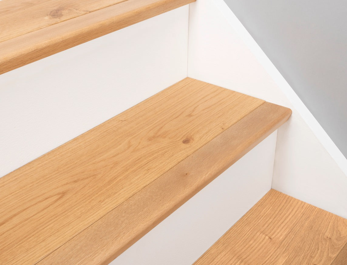 Lacquered Oak Stair Nosing 28 x 57 x 2400mm