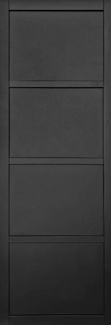 Artis Nairobi Industrial Solid 4P Black Primed Internal door