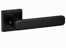 Atlantic Oro&Oro Galassia Lever Door Handle on Square Rose - Matt Black