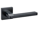 Atlantic Oro&Oro Alba Lever Door Handle on Square Rose - Matt Black