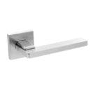 Atlantic Oro&Oro Alba Lever Door Handle on Square Rose - Satin Chrome