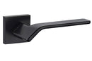 Atlantic Oro&Oro Frana Lever Door Handle on Square Rose - Matt Black