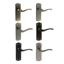 Atlantic OE178 Old English Warwick on Backplate Door Handle Pack
