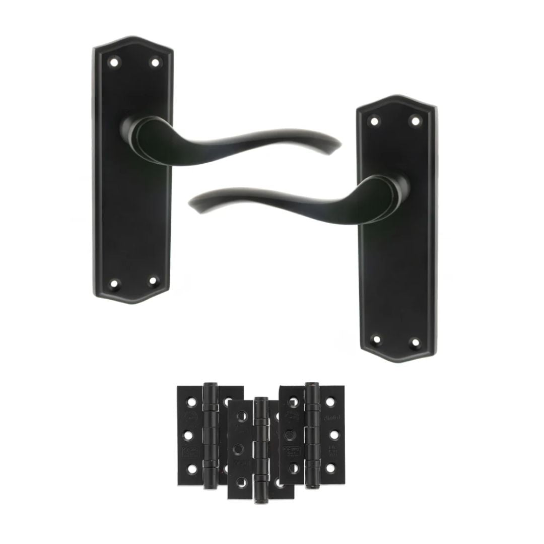 Atlantic OE178 Old English Warwick on Backplate Door Handle Pack