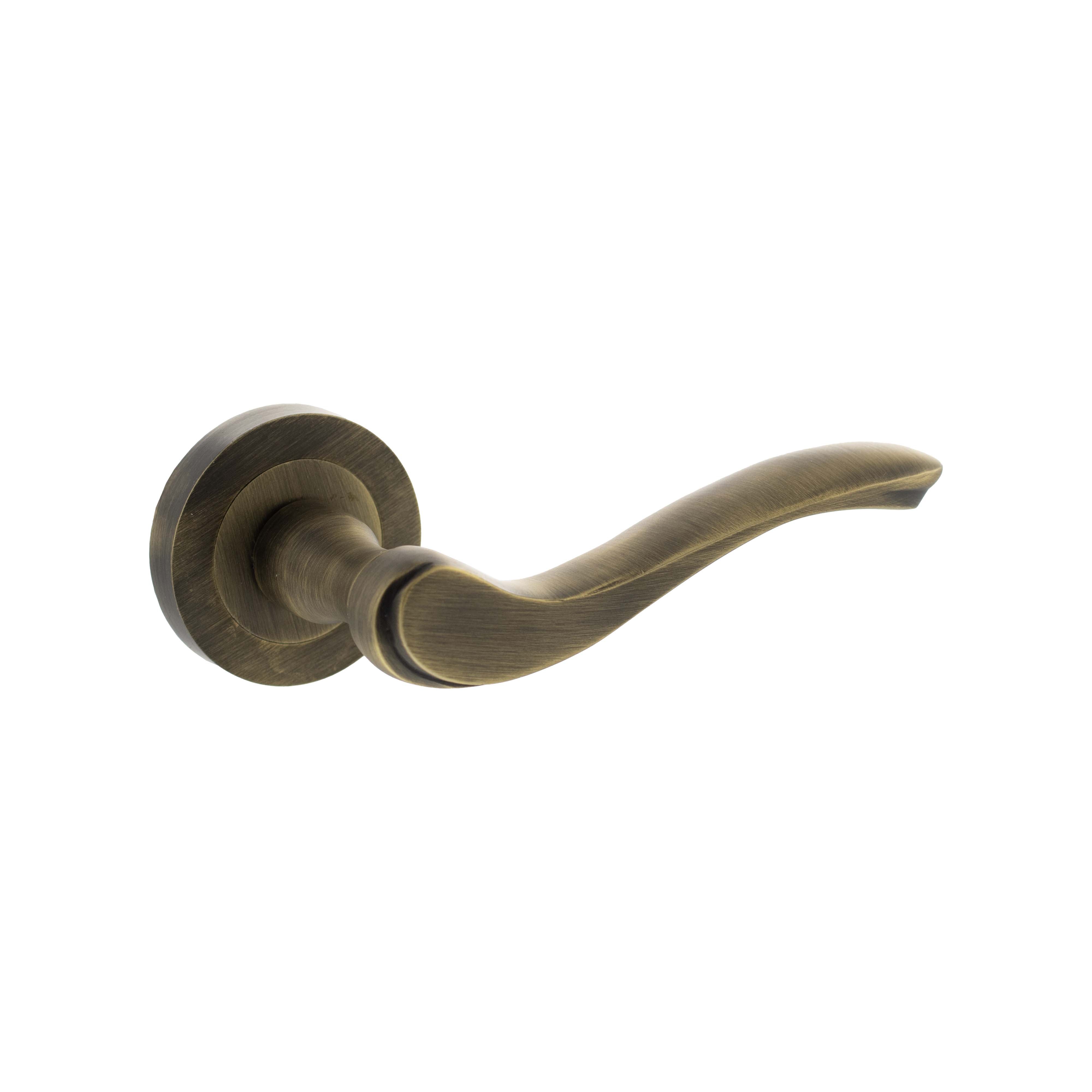 Atlantic OE178 Old English Warwick on Round Rose Door Handle Pack