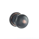 Atlantic Old English Harrogate Solid Brass Mushroom Mortice Knob on Concealed Fix Rose - Antique Copper