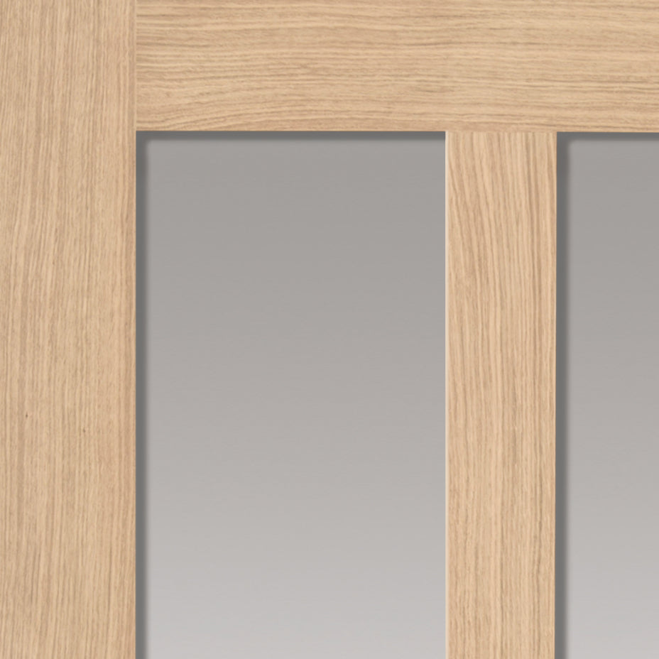JB Kind Rushmore Oak Glazed Internal Door