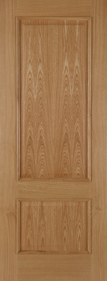 PM Mendes Oak Iris 2 Panel Raised Mould Unfinished Door