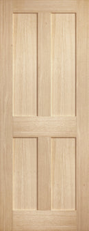 Artis Oak Victorian 4 Panel Unfinished Door Internal door