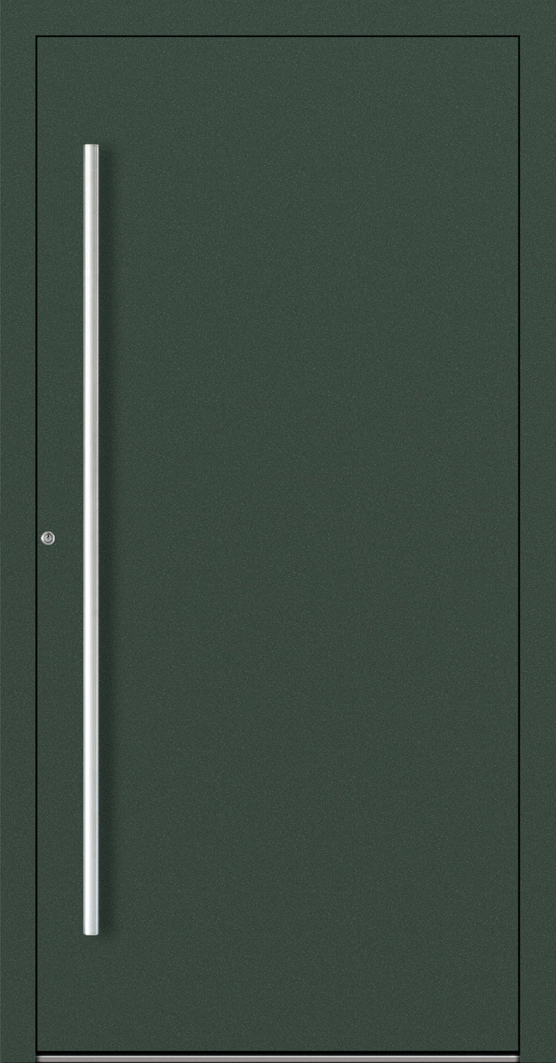 Turenwerke P90 Design 00 Aluminium Door - Fir Green RAL6009