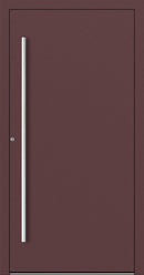 Turenwerke SL75 Design 00 Aluminium Door - Red RAL3005