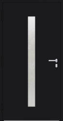 Turenwerke P90 Design 01 Aluminium Door - Black RAL9005