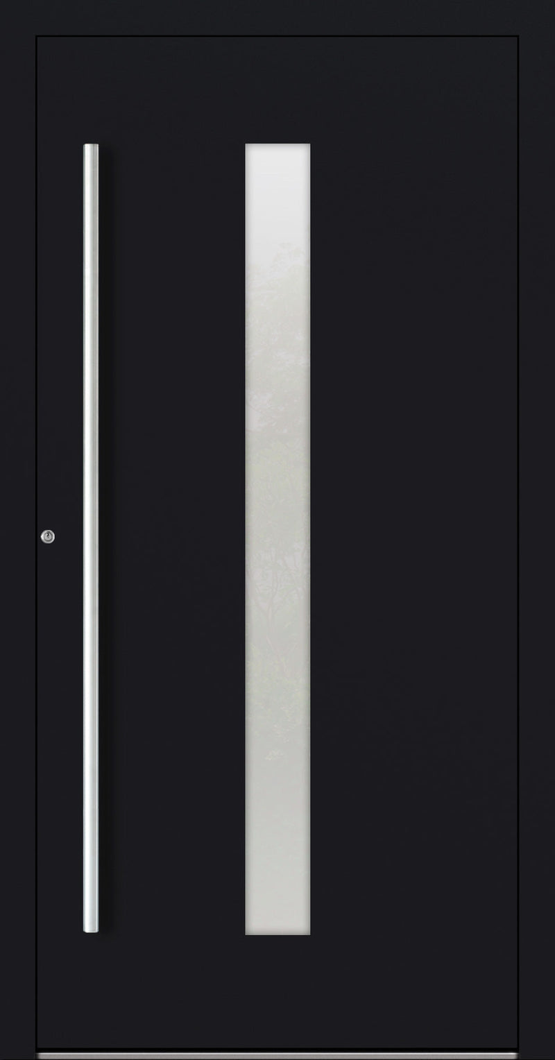 Turenwerke P90 Design 01 Aluminium Door - Black RAL9005