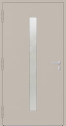 Turenwerke P90 Design 01 Aluminium Door - Ivory RAL1015