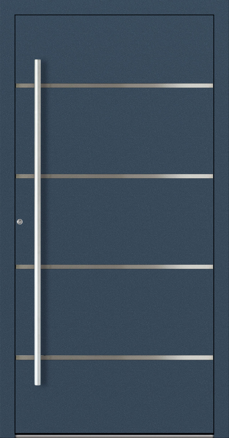 Turenwerke SL75 Design 02 Aluminium Door - Blue RAL5011