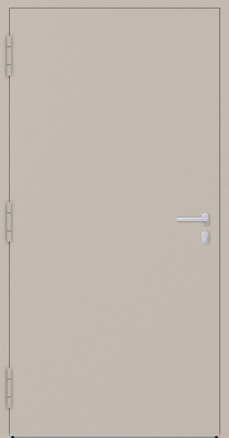 Turenwerke SL75 Design 02 Aluminium Door - Beige RAL1015