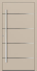 Turenwerke P90 Design 02 Aluminium Door - Ivory RAL1015