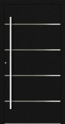 Turenwerke SL75 Design 02 Aluminium Door - Black RAL9005