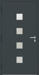 Turenwerke P90 Design 03 Aluminium Door - Anthracite RAL7016