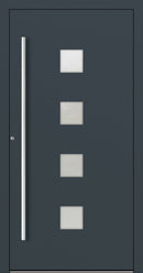 Turenwerke P90 Design 03 Aluminium Door - Anthracite RAL7016