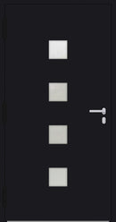 Turenwerke P90 Design 03 Aluminium Door - Black RAL9005