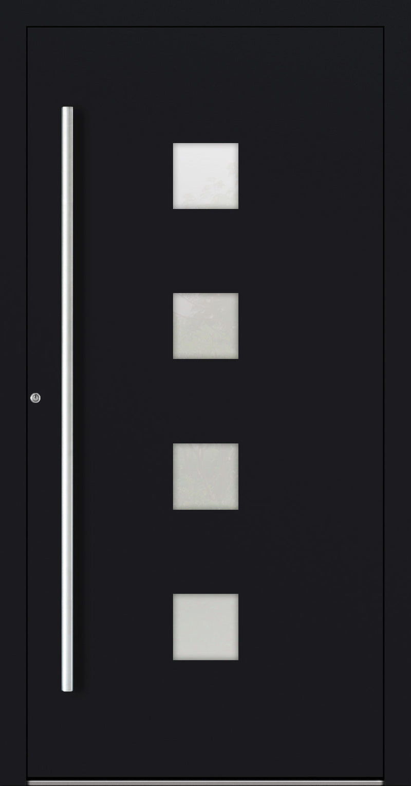 Turenwerke P90 Design 03 Aluminium Door - Black RAL9005