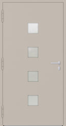 Turenwerke P90 Design 03 Aluminium Door - Ivory RAL1015