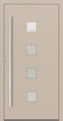 Turenwerke P90 Design 03 Aluminium Door - Ivory RAL1015