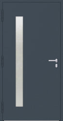 Turenwerke P90 Design 04 Aluminium Door - Dark Blue RAL5011