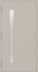 Turenwerke SL75 Design 04 Aluminium Door - Beige RAL1015