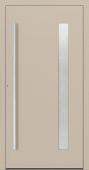 Turenwerke P90 Design 04 Aluminium Door - Ivory RAL1015