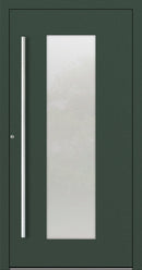Turenwerke SL75 Design 08 Aluminium Door - Green RAL6009
