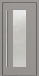 Turenwerke P90 Design 08 Aluminium Door - Grey RAL9007