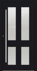 Turenwerke SL75 Design 09 Aluminium Door - Black RAL9005