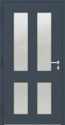 Turenwerke P90 Design 09 Aluminium Door - Dark Blue RAL5011