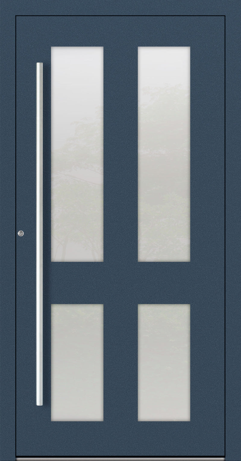 Turenwerke P90 Design 09 Aluminium Door - Dark Blue RAL5011