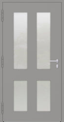 Turenwerke SL75 Design 09 Aluminium Door - Grey RAL9007