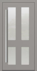 Turenwerke P90 Design 09 Aluminium Door - Grey RAL9007