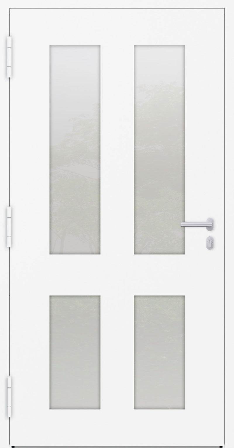Turenwerke P90 Design 09 Aluminium Door - Anthracite/White