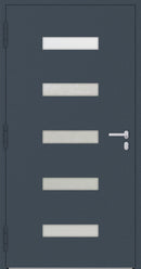 Turenwerke P90 Design 11 Aluminium Door - Dark Blue RAL5011