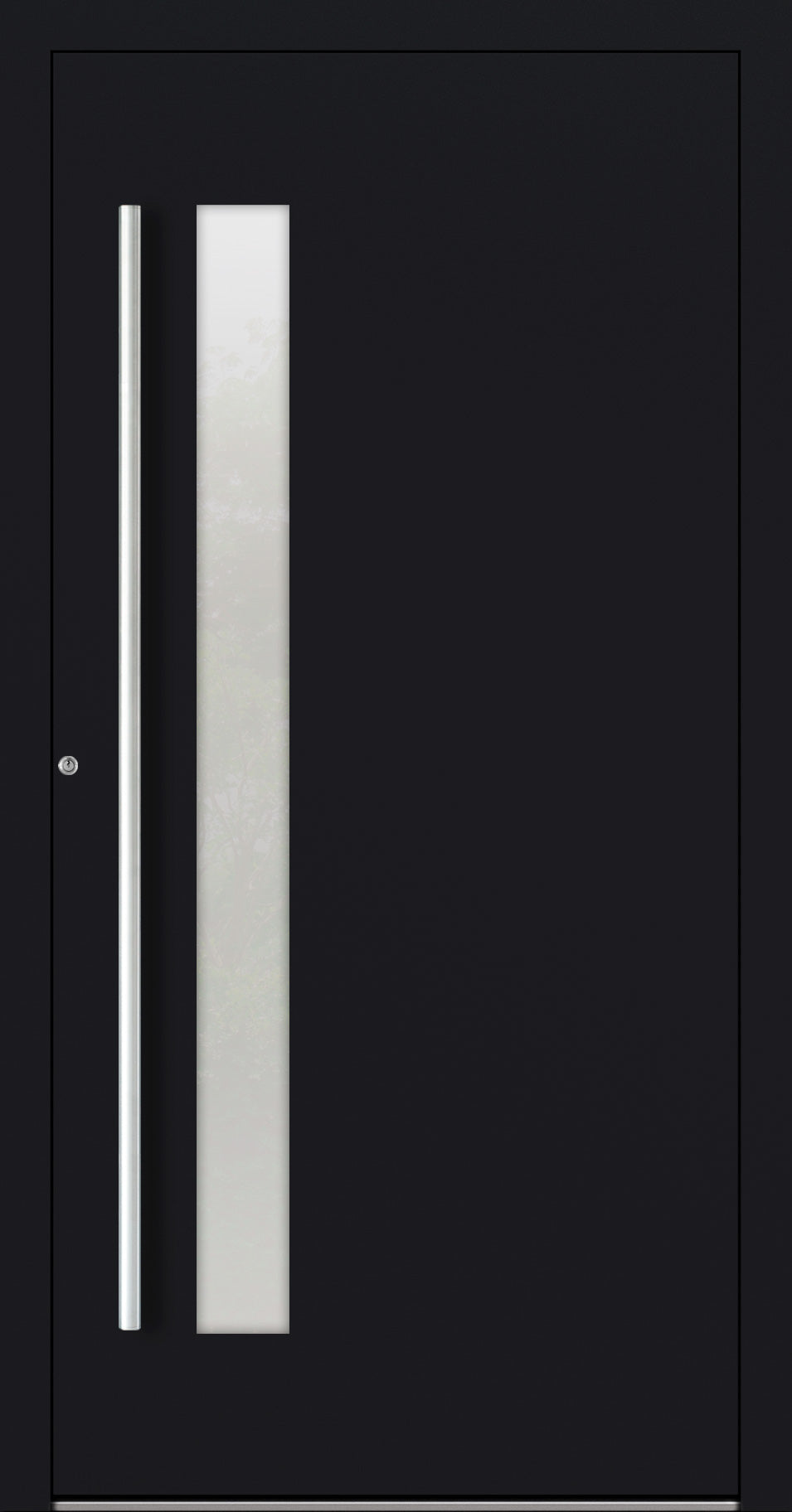 Turenwerke P90 Design 14 Aluminium Door - Black RAL9005