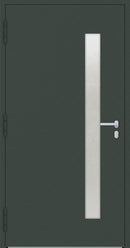 Turenwerke SL75 Design 14 Aluminium Door - Green RAL6009