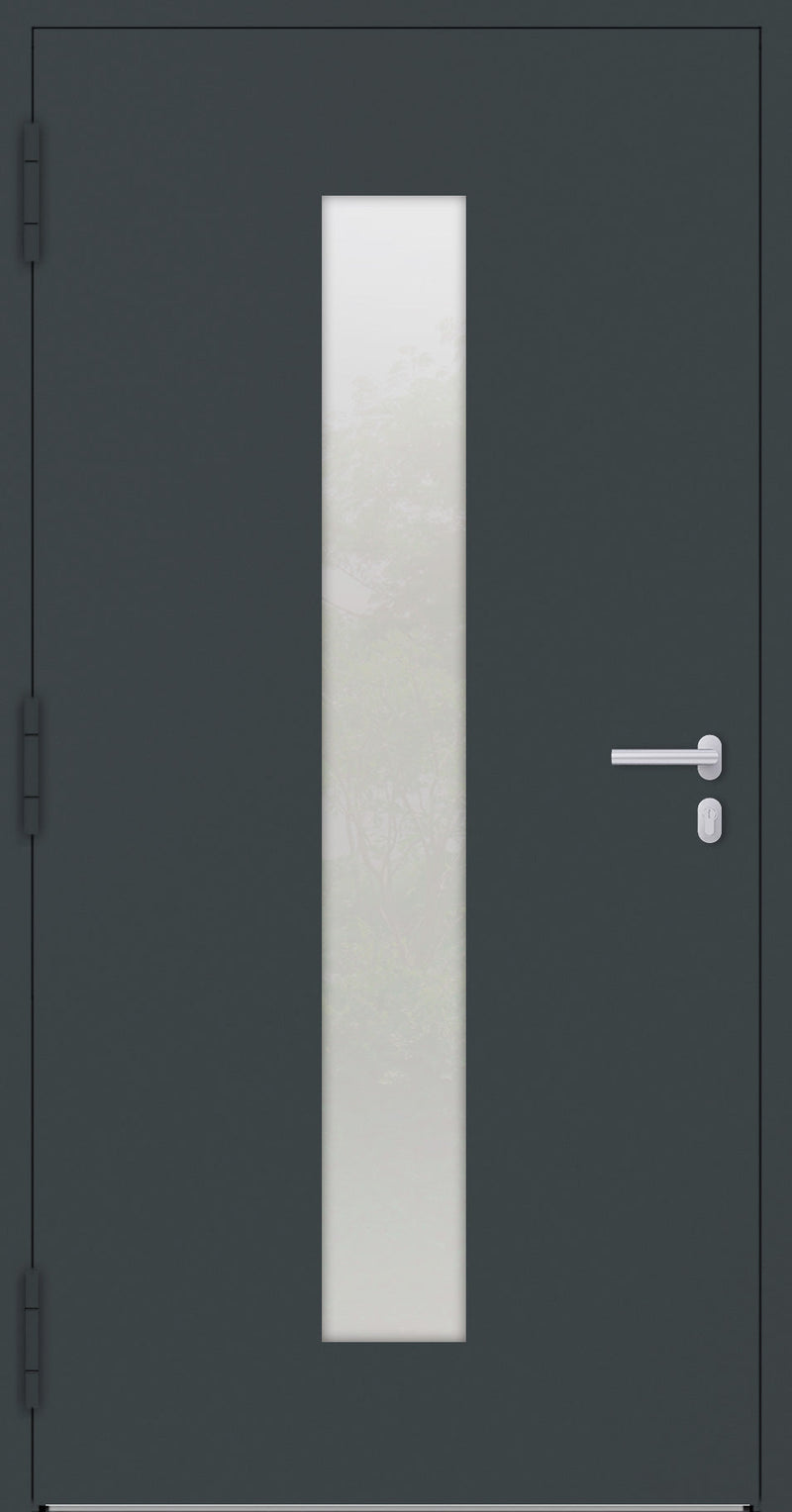 Turenwerke SL75 Design 15 Aluminium Door - Anthracite RAL7016