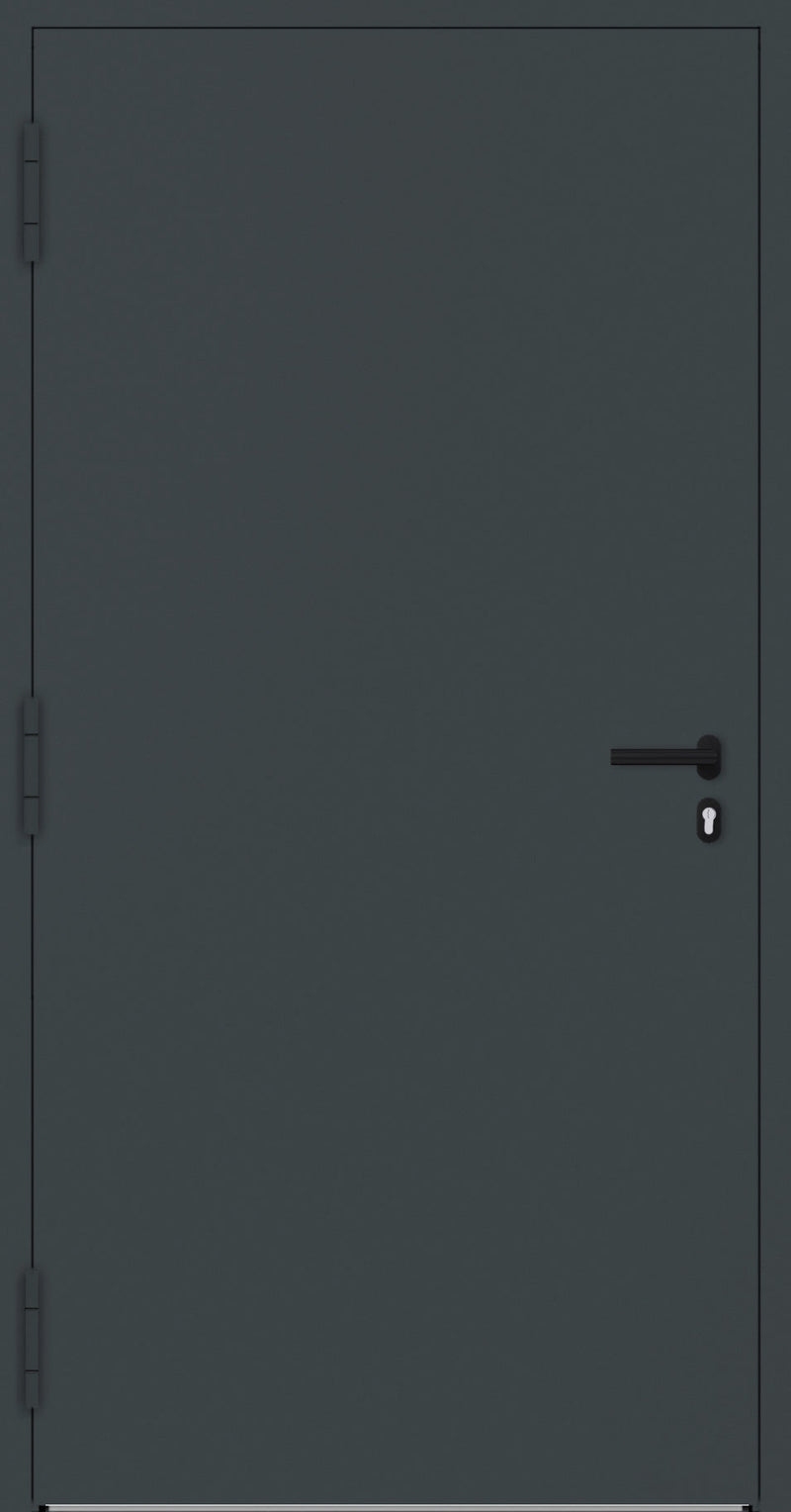 Turenwerke P90 Design 20 Aluminium Door - Anthracite RAL7016 - Blackline